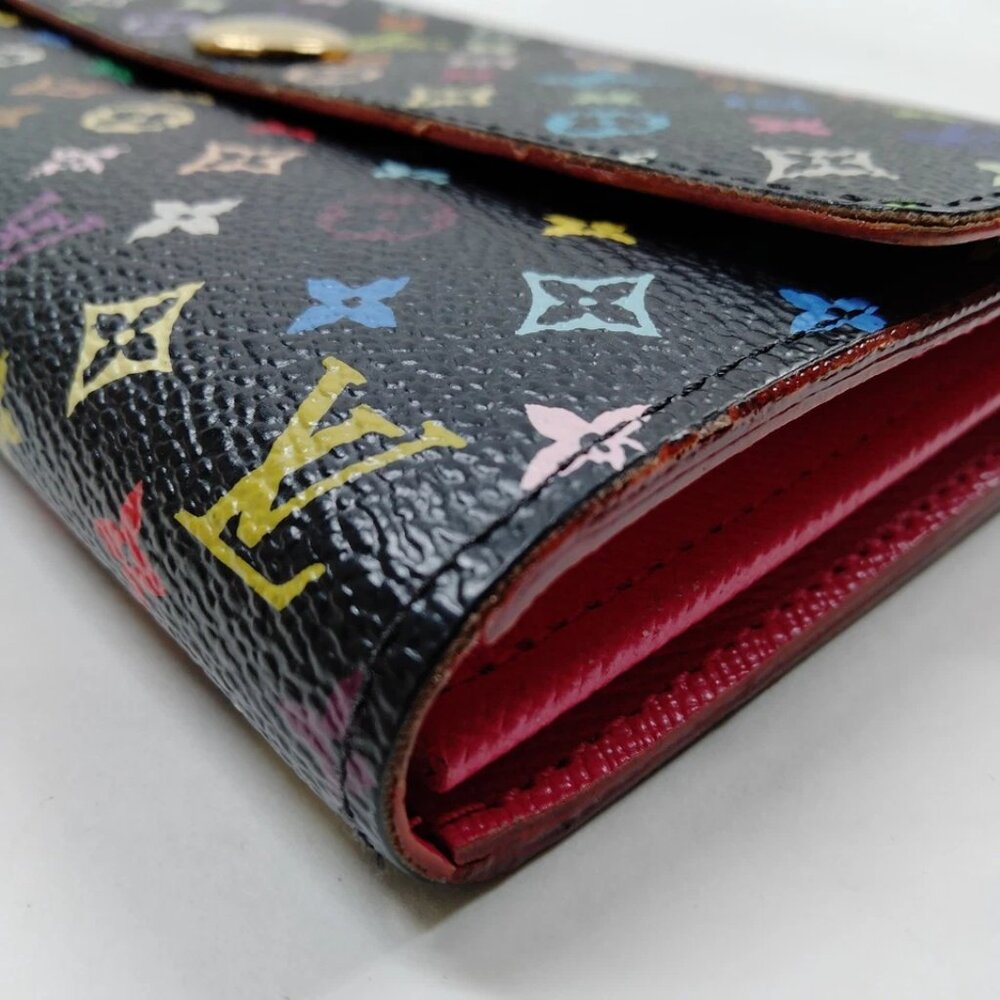 Louis Vuitton LV Long Wallet Black Monogram MultiColor 500-081825 - Picture 4 of 9